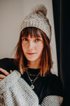 Hobo and Hatch Janis Wide Brim Hat - Latte