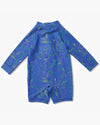 Walnut Baby - May Gibbs Pippie Long Sleeve Swimsuit - Wildlife Cobalt