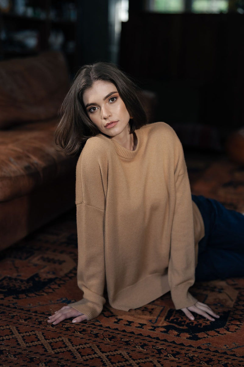 Humidity Lifestyle Asha Jumper - Camel