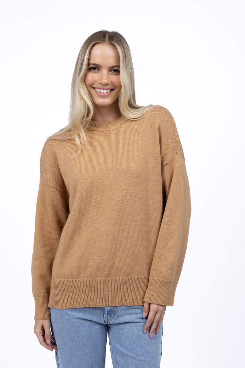 Humidity Lifestyle Asha Jumper - Camel