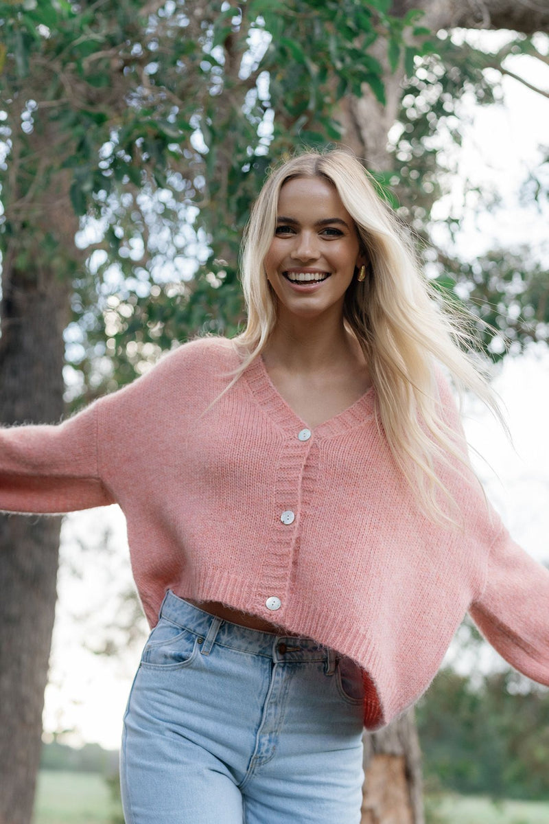 Humidity Lifestyle Zia Cardi - Coral