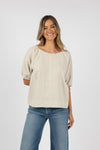 Humidity Lifestyle Lagoon Blouse - Natural (HS24203)