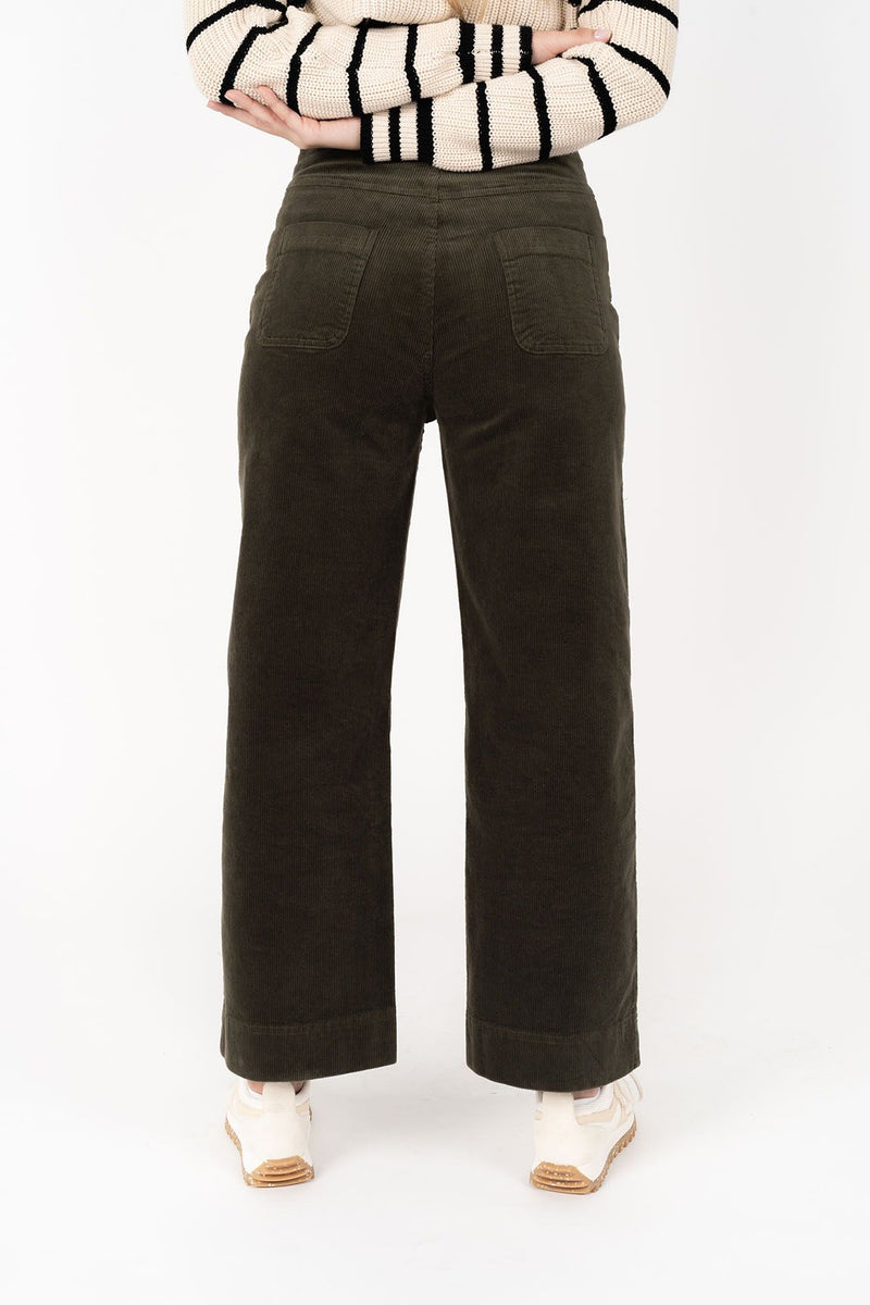 Humidity Lifestyle Fleetwood Cord Jean - Moss