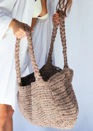 Hobo and Hatch Elle Grande Tote - Latte