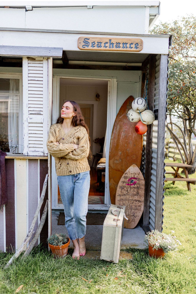 Hobo and Hatch Lasca Cardigan - Butterscotch