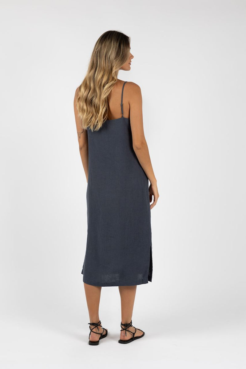 Humidity Lifestyle Amalia Dress - Steel