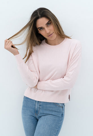 Humidity Lifestyle  Sofia Sweater - Petal Pink