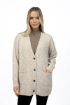 Humidity Lifestyle Latitude Cardi - Oatmeal