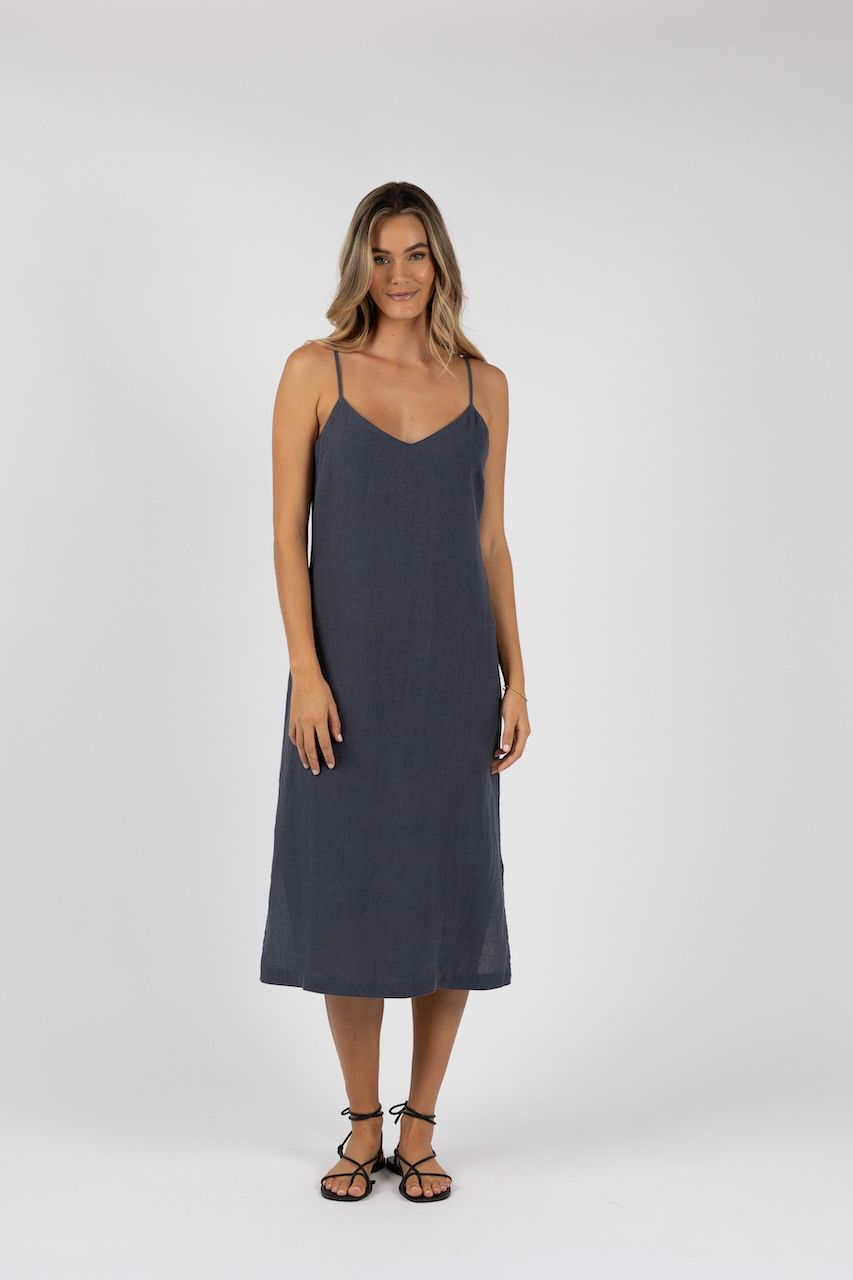 Humidity Lifestyle Amalia Dress - Steel