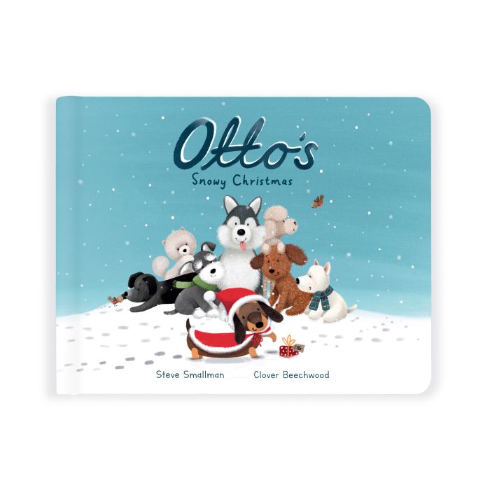 Jellycat Otto's Snowy Christmas Book (Matches Otto Sausage Dog)