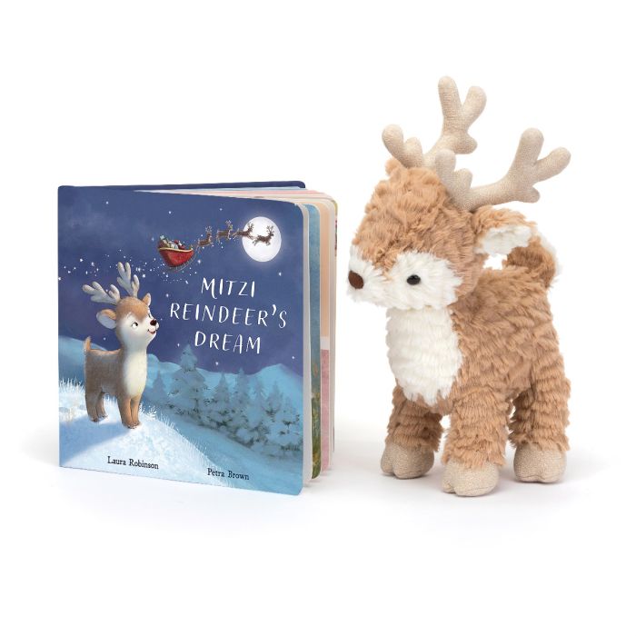 Jellycat A Reindeer's Dream Book (Matches Mitzi Reindeer)