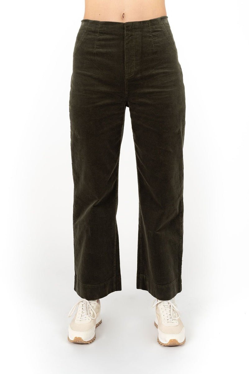 Humidity Lifestyle Fleetwood Cord Jean - Moss