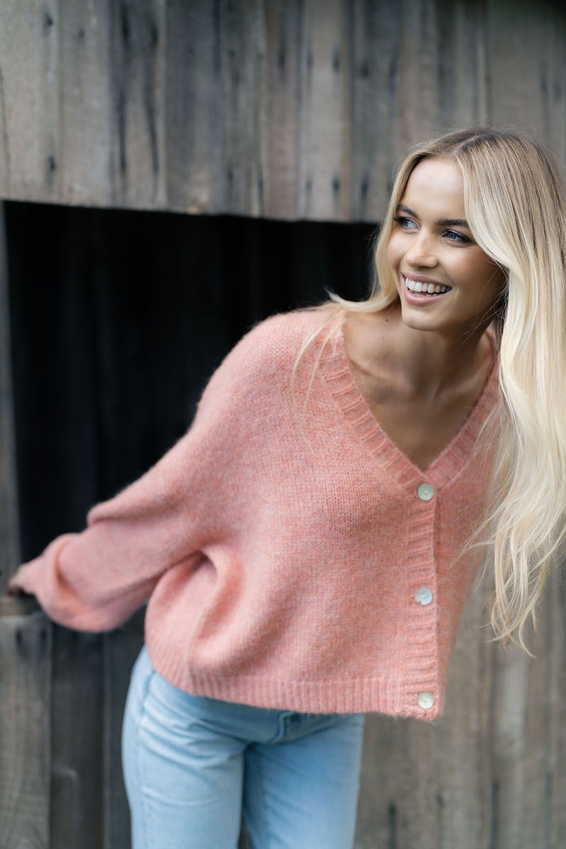 Humidity Lifestyle Zia Cardi - Coral