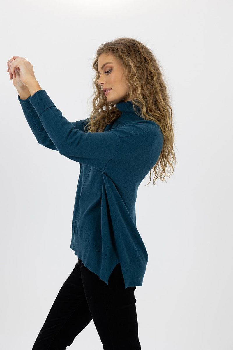 Humidity Lifestyle Monique Sweater - Ocean Blue