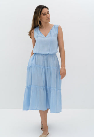 Humidity Lifestyle Sunny Shift Dress - Storm Blue (HS23103)