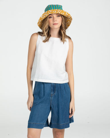 Hobo and Hatch Polly Short Brom Hat - Zest