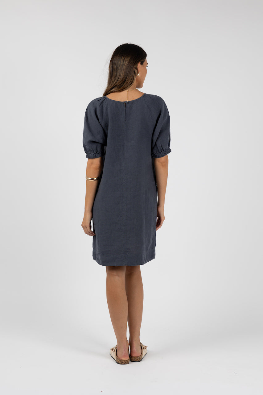 Humidity Lifestyle Lagoon Shift Dress - Steel (HS24202)