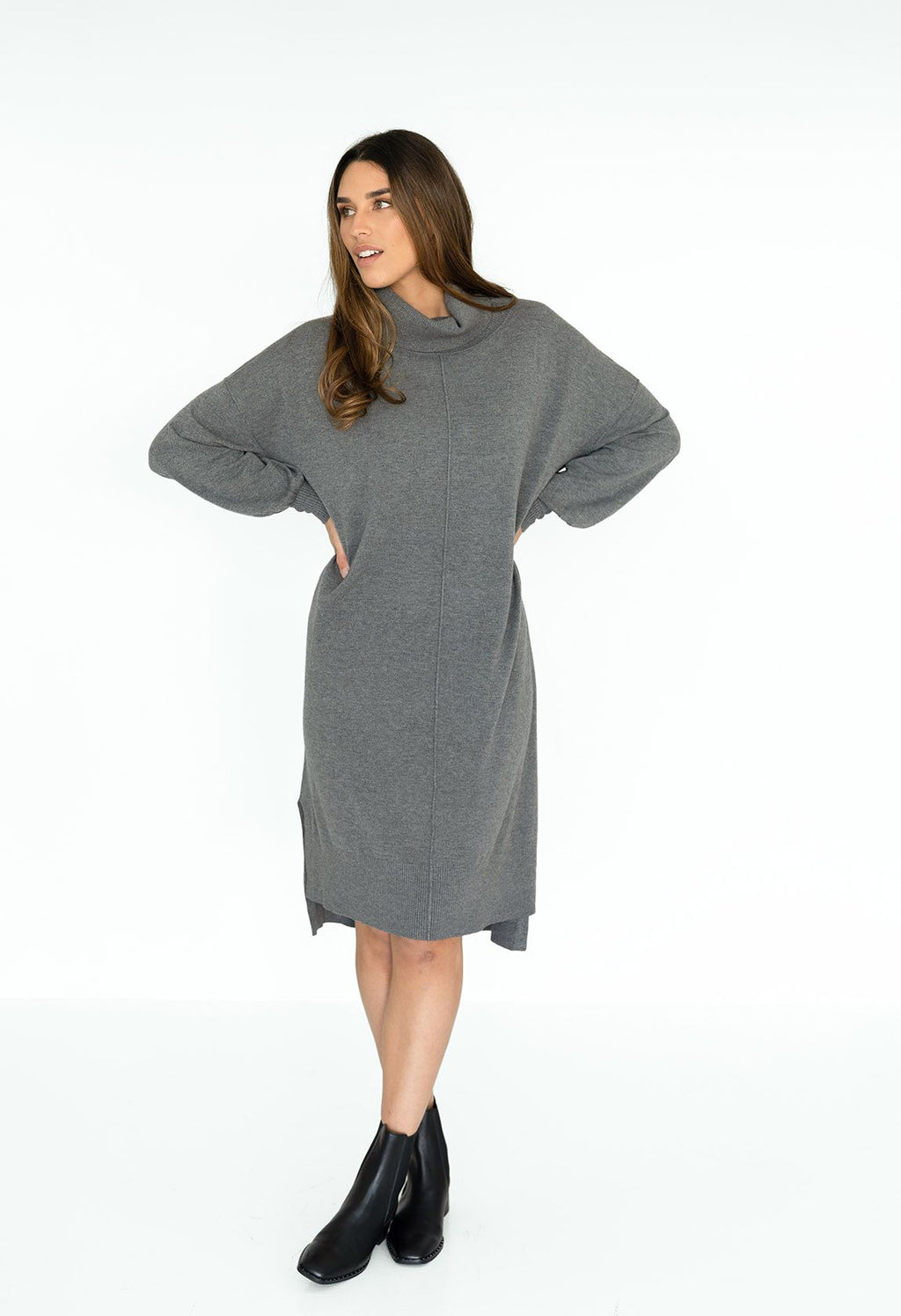 Humidity Lifestyle Cherie Dress - Grey