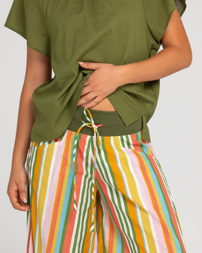 Boom Shankar Guru Pant - Ailana Stripe