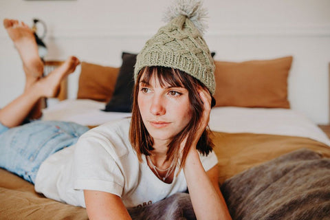 Hobo and Hatch Polly Short Brim Hat - Latte