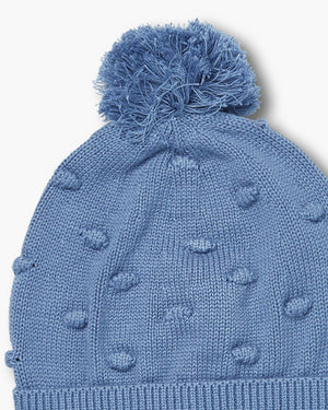 Walnut Baby - Holland Popcorn Knit Beanie - Steel Combo