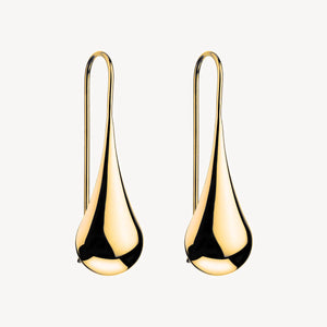 Najo Weeping Woman Earring - Yellow Gold plated Silver