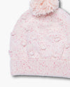 Walnut Baby - Holland Popcorn Knit Beanie - Pink Speckle