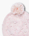 Walnut Baby - Holland Popcorn Knit Beanie - Pink Speckle