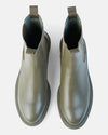 Walnut Melbourne Oak Leather Boot - Olive
