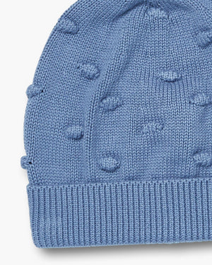 Walnut Baby - Holland Popcorn Knit Beanie - Steel Combo